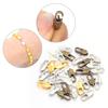 50Pcs/lot Copper Alloy Lobster Clasp Hooks 12x5mm Flat Snap Clasps For Jewelry Making Supplies DIY Necklace Key Chain Wholesale