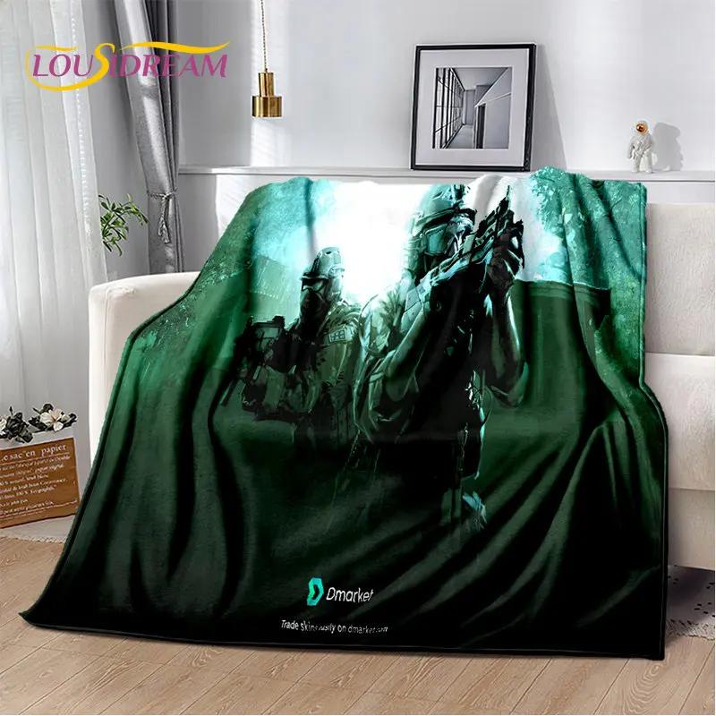 CS GO,Game Gamer,Counter Strike Soft Plush Blanket,Flannel Blanket Throw Blanket for Living Room Bedroom Bed Sofa Picnic Cover