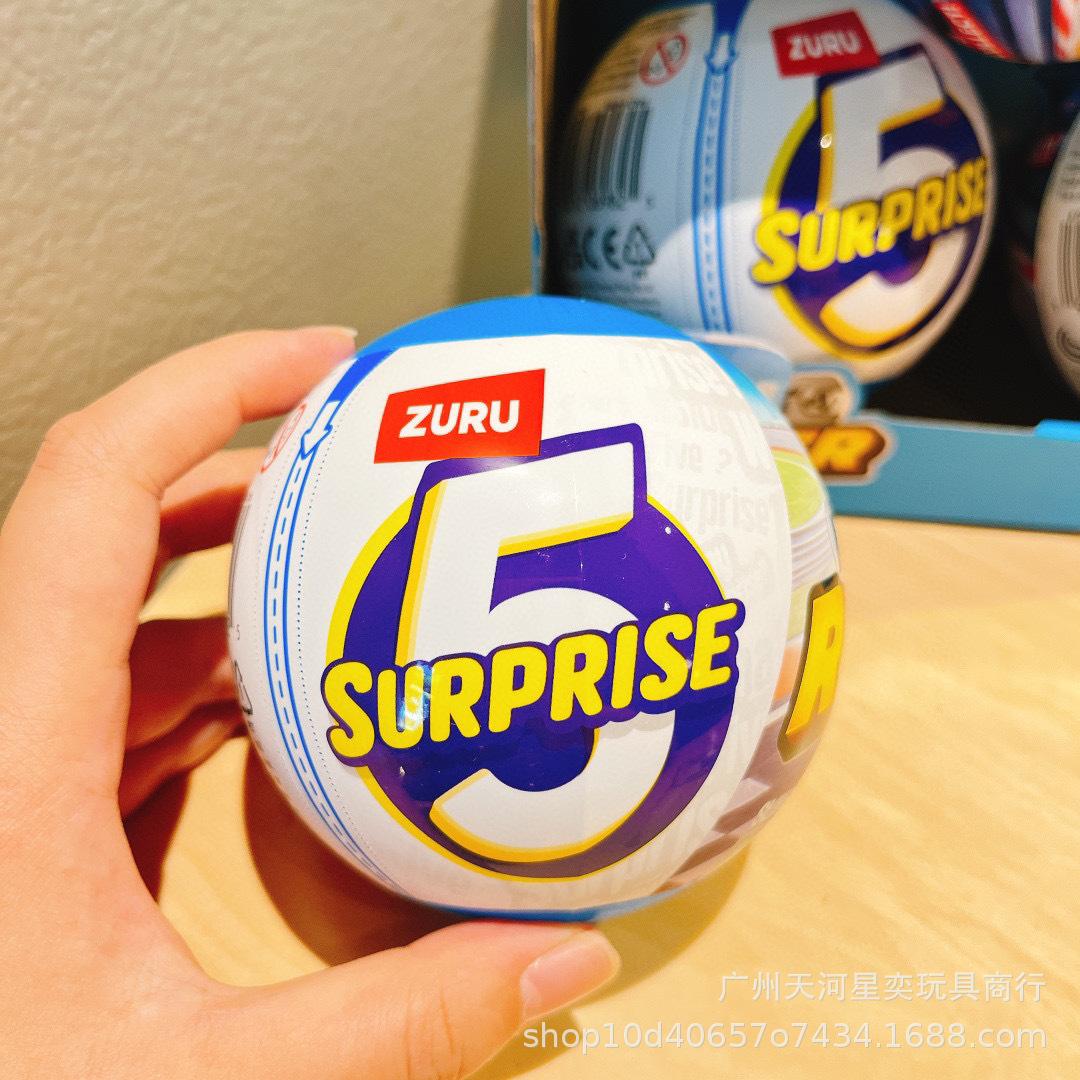 

Zuru 2025 Latest Surprise Blind Box 5 Surprise Q Style Race Car Plaything Model 77625 Unbox Build Surprise Egg 9 To Collect Styles Gift 1pc