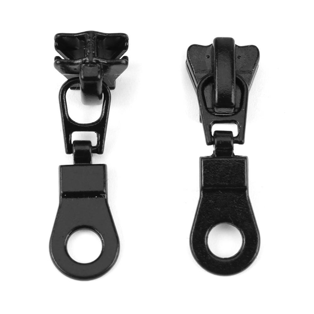 20pcs 1.57inch Replacement Kit Black Zipper Pulls Heavy Duty Zipper Sliders Fastener Replacement