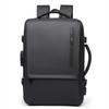 Unisex Large Capacity Oxford Backpack with Top Handle and Adjustable Straps for Commute and Travel