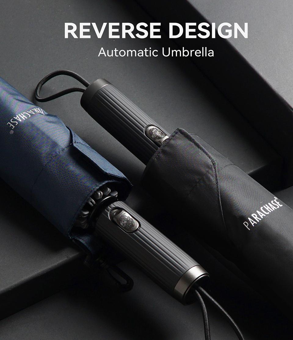 Автоматический обратный зонт ветрозащитный — фото 8