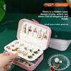 Medium Jewelry Storage Box Simple Double-layer College Student Dormitory Exquisite Gorgeous Necklace Ring Packaging Box Jewelry
