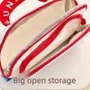 1pcs Pencil Case: Cute Color-Blocked Handle Pencil Case, Little House Design, Pencil Case, Also Suitable for Cosmetics Storage