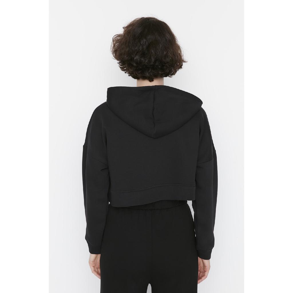 Beige gestricktes Sweatshirt