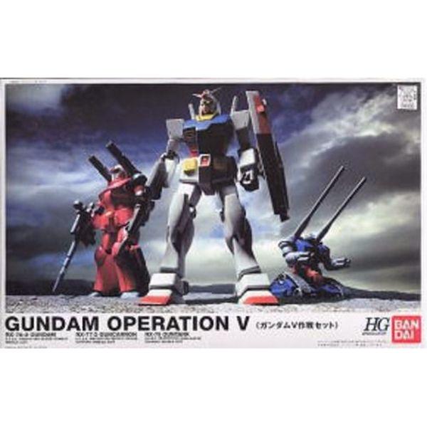 Bandai HGUC 1/144 Набор OPERATION V (Гандам и Ганкэннон и Гантанк