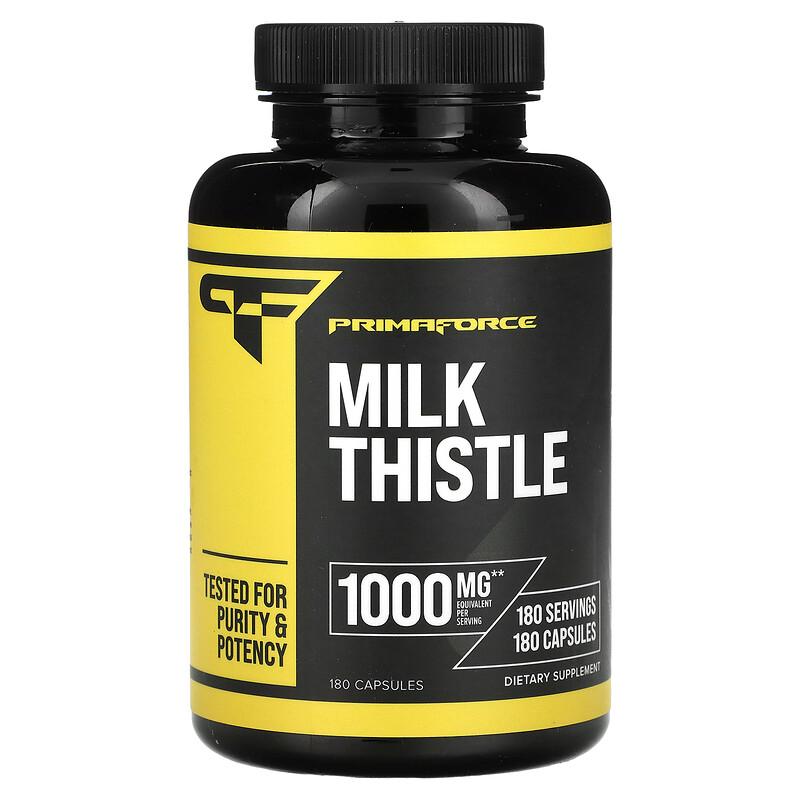 Milk Thistle, 1,000 Mg, 180 Capsules