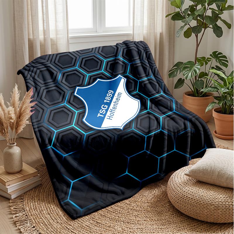 TSG Hoffenheim FC Soft Flannel Fleece Blanket Lightweight Cozy Warm Throw Blanket For Sofa Bed Home Decor