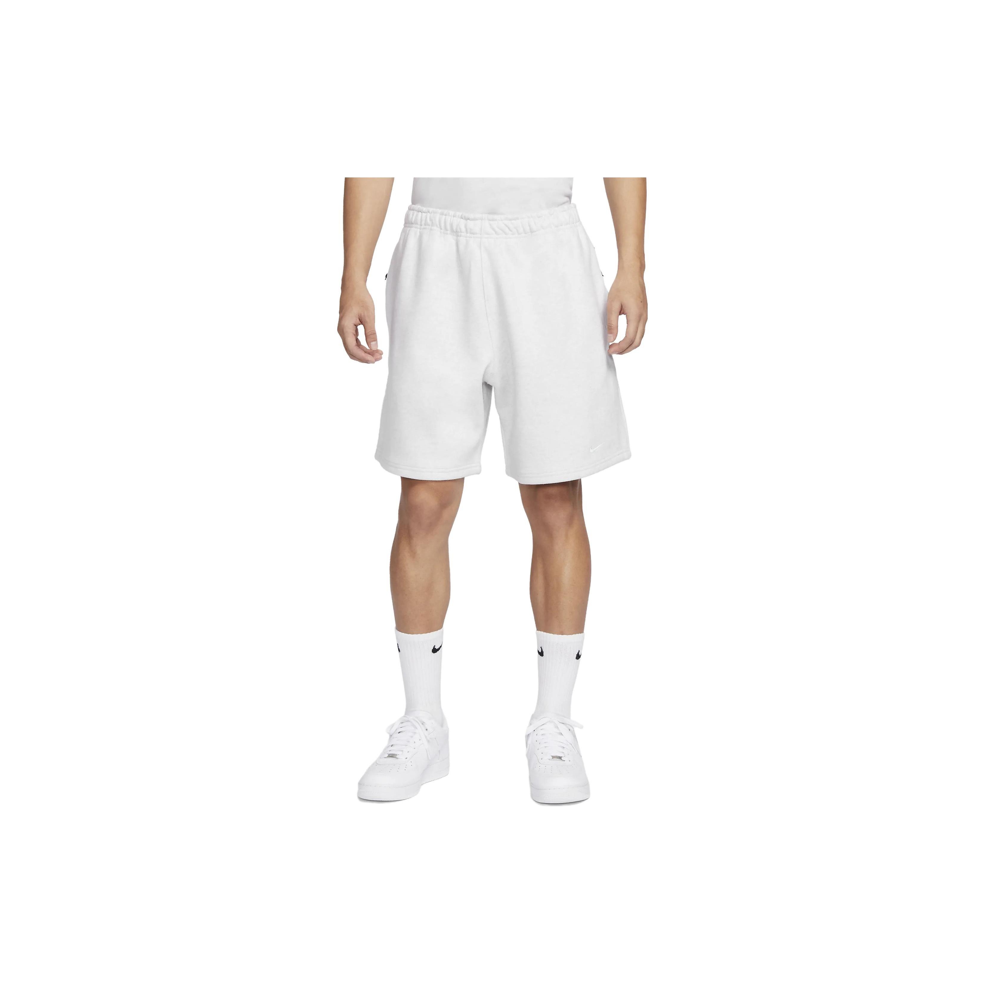 Nike Solo Swoosh Fleece Shorts  Birch Heather  Men s DV3055-051 L