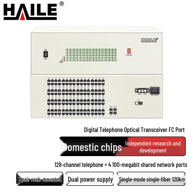 Haile Digital Phone Fiber Optic Multiplexer Series