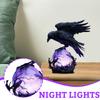 Gothic LED Light  Mystical A Glowing Sphere Sculpture
