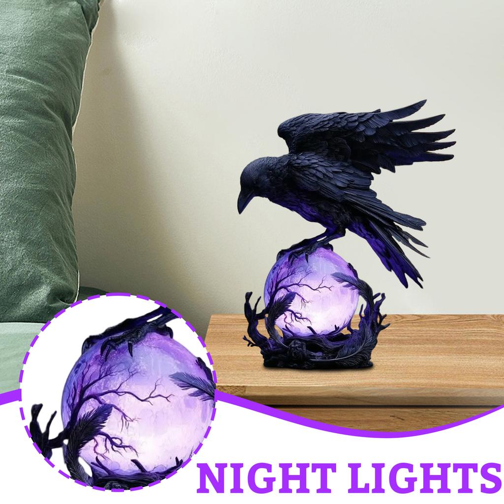 Gothic LED Light  Mystical A Glowing Sphere Sculpture