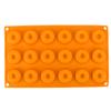 Reusable Biscuit Cake Molds Donut Dessert Baking Pan Silicone Mould 4cm 18-Cavity Mini Chocolate/ Donut Silicone Mold