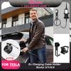 EV Charger Cable Wall Mount Holder For Tesla Model 3 Y 2025 Accessories Charger Holder Connector Bracket For Model S X 2024