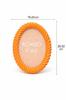 Terrazzo Oval Resin Photo Frame 4x6 Inch – Modern Decorative Tabletop Picture Frame with Glossy Finish | MDF & Resin Home Decor Accent
