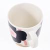 Marimekko Oiva Unikko Mug 400ml (Off-White, Charcoal, Sand, Pink), Large Porcelain Coffee Cup, Nordic Floral Pattern, Soup Mug 13.5 oz