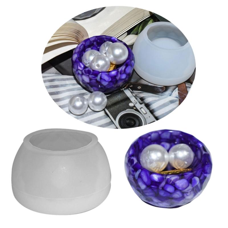 Transparent Silicone Mold Jewelry Making Molds Crystal Resin Mould DIY Storage Cup Moulds for DIY Hand-Making Crafts