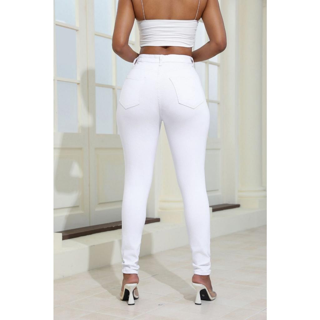 Skinny Ripped Jeans for Women High Waisted Stretch Butt Lifting Jeans Slim Fit Denim Pants Jeggings Jeans
