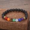 Volcanic Stone Natural Stone Agate Stone Beaded Bracelet Bracelet