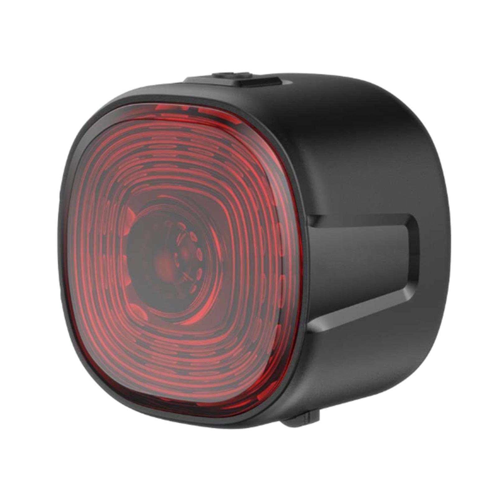 

Intelligent Bike Tail Light Led Warning Flashlight Easy Mount Cycling Safety Brake Taillight Sensing Bicycles Rear Ligh бежевый