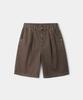 INDUST Pigment Washed Single-Pleat Bermuda Pants_4 Colors