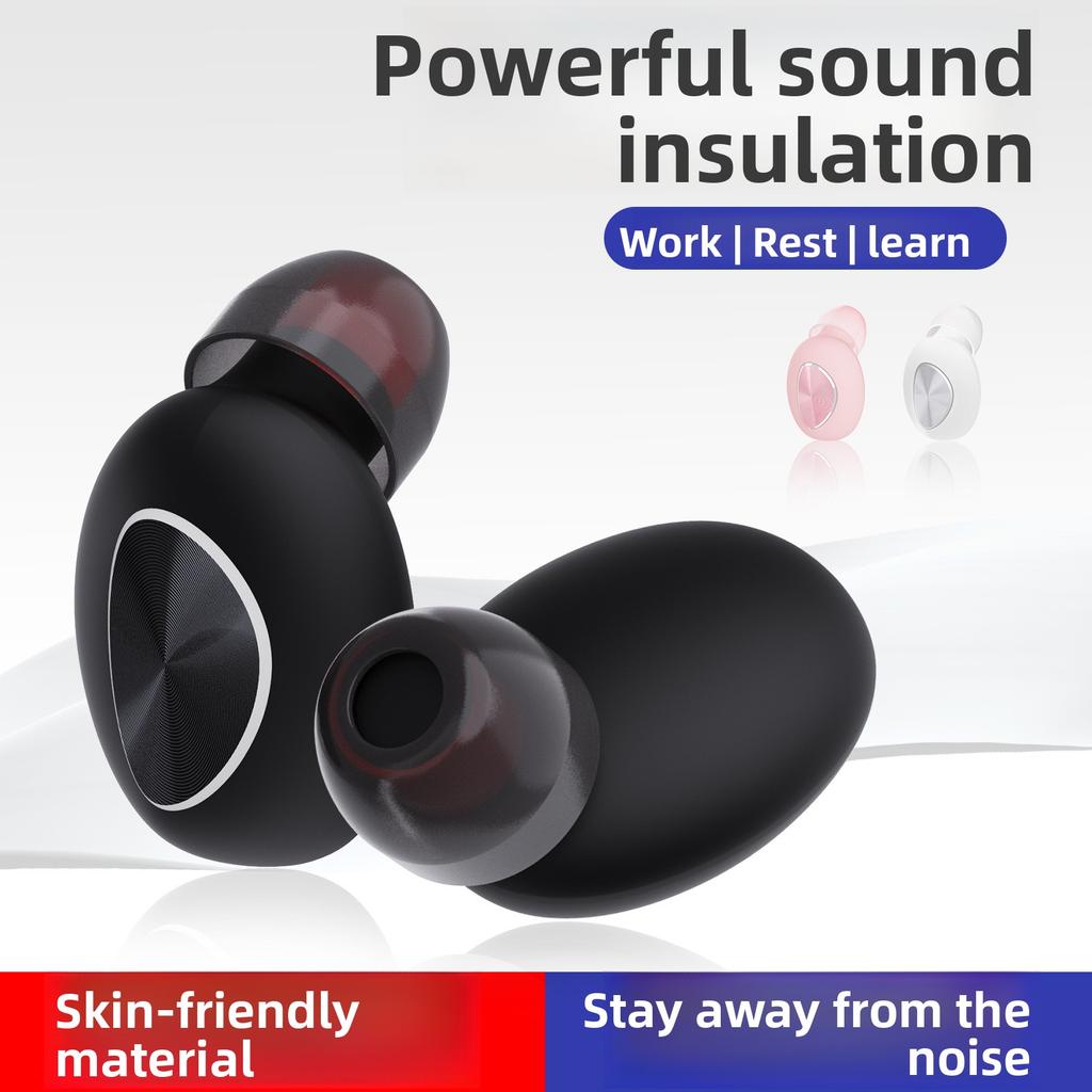 Anti Noise Sleep Earplugs Strong Noise Reduction Isolation Mute for Student Dorm Reusable Travel