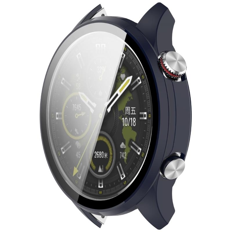 Integrated Screen Protector Frame Protectios Case for Watch 5 Professional Smartwatch PC Tempered Glass Cover