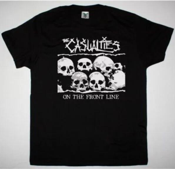 Unisex Short Sleeve Crew Neck Cotton T Shirt The Casualties On The Front Line XXL