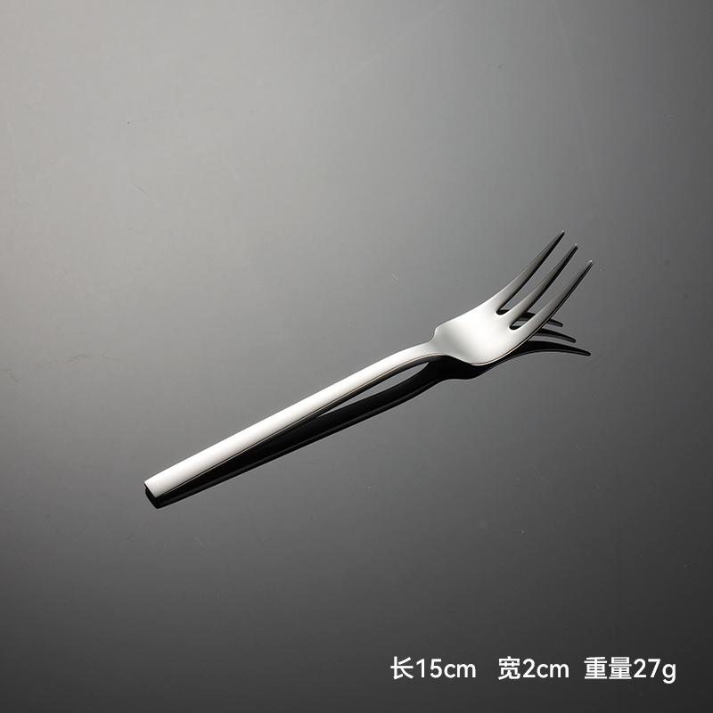 

Кованая нержавеющая сталь 304 с утолщенной квадратной ручкой, западный нож, вилка и ложка, столовые приборы для гостиниц, высококачественные, пять основных частей