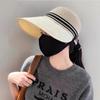 Women's Quick-Dry Duckbill Sun Hat with UV Protection, Wide Brim, and Removable Mask