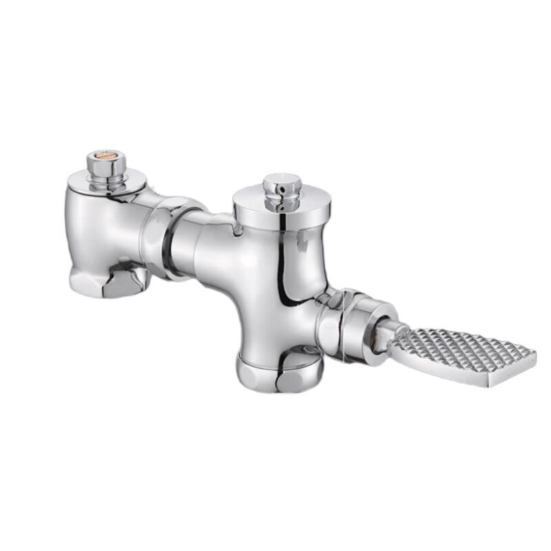 Pujiaya Ret retractable Squat Toilet Foot Pedal & Hand Press Flush Valve