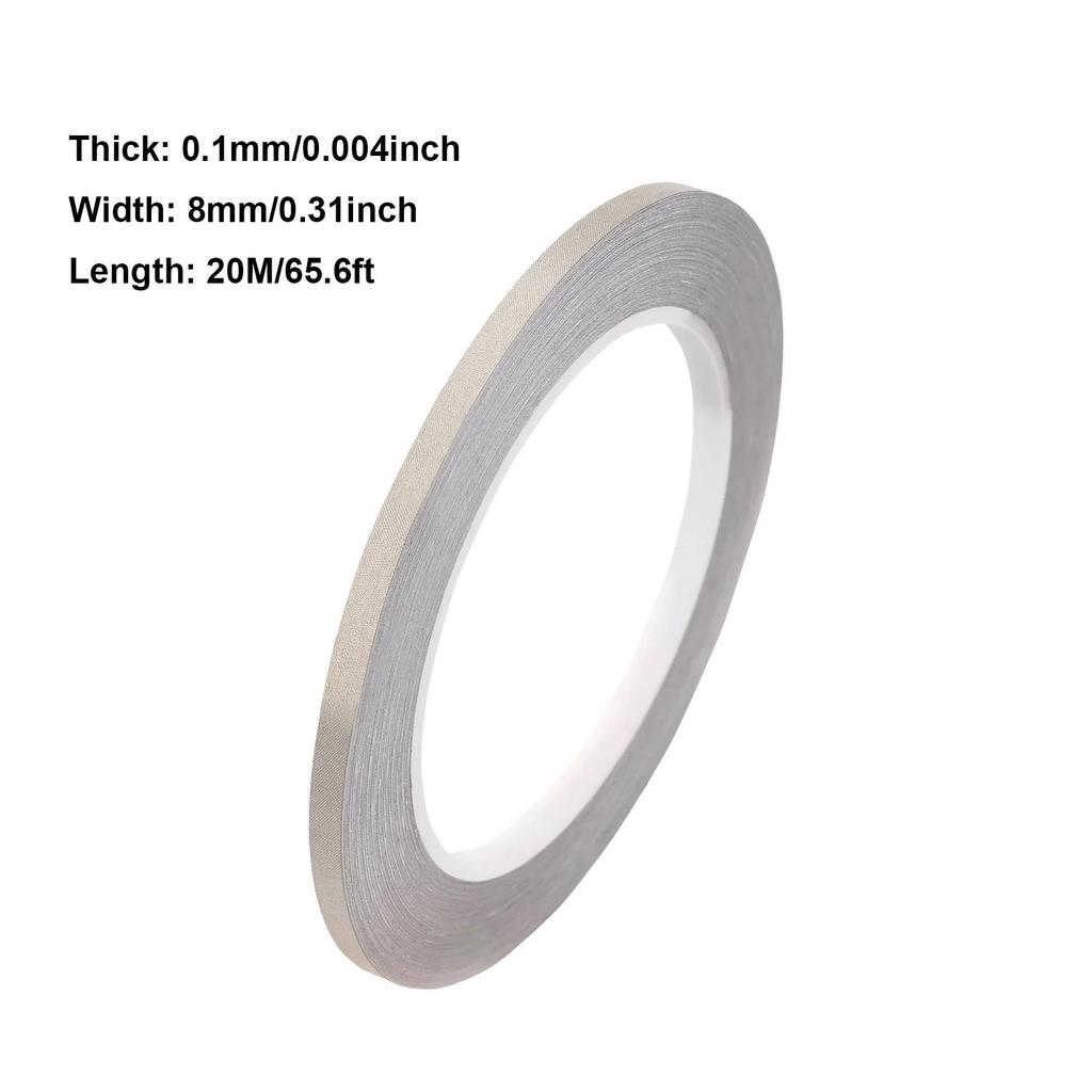 1pcs 20M Tape Double Conductive Fabric Tape 5mm~50mm Width Single-Sided Laptop Cellphone LCD EMI Shielding Adhesive TapePinstriping Tape 3