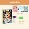 Toddlers Pen Control Books Montessori Learning Toys Tracing Writing Painting Wipe Off Activity Workbook Parish Educational Toys