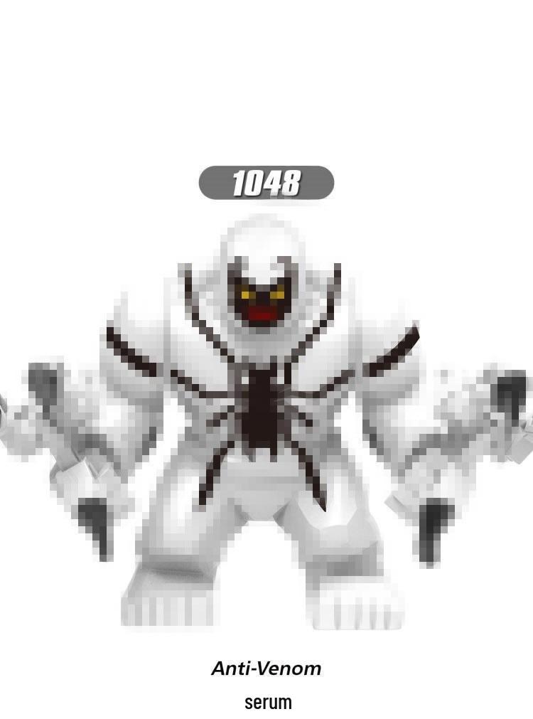 Xin Hong X1047-X1049 X888 X891 X893 Building Blocks Set: Serum Massacre Theme with Toy Figures for Children and Adults.