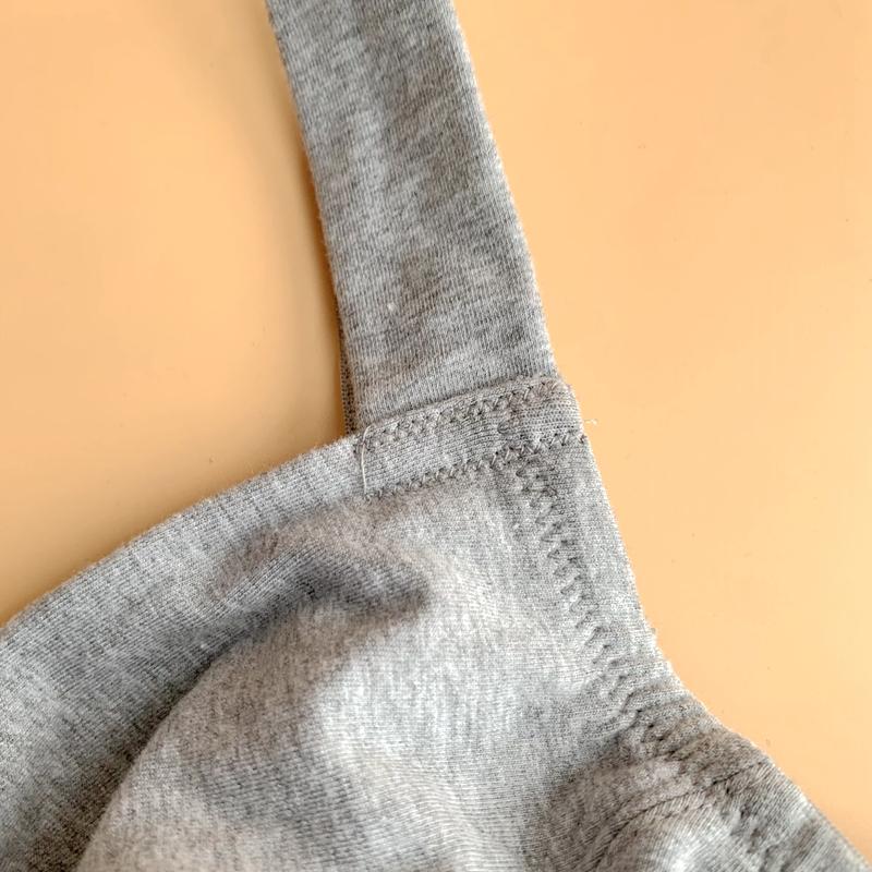 Ultra-thin Fine Cotton High-quality Wide Shoulder Straps Steel Ring Plus Size Bra European and American Printed Underwear