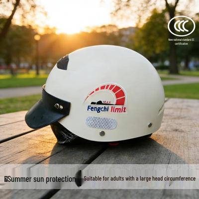 Universal Adult Electric Scooter Helmet – Adjustable, 3C Certified, Sun Protection, Fits Larger Sizes