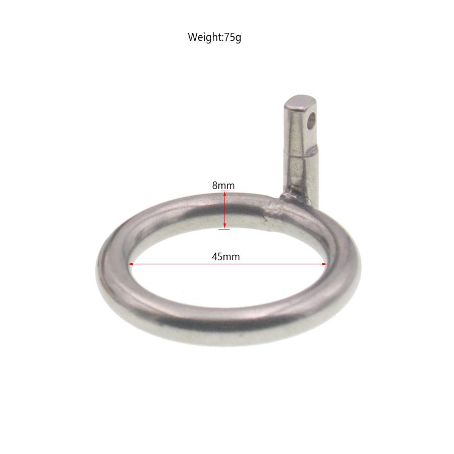 Stainless Steel Men's Chastity Lock CB Penis Lock Cage Cylinder Fully Wrapped with Catheter Alternative Binding Wearing Toys