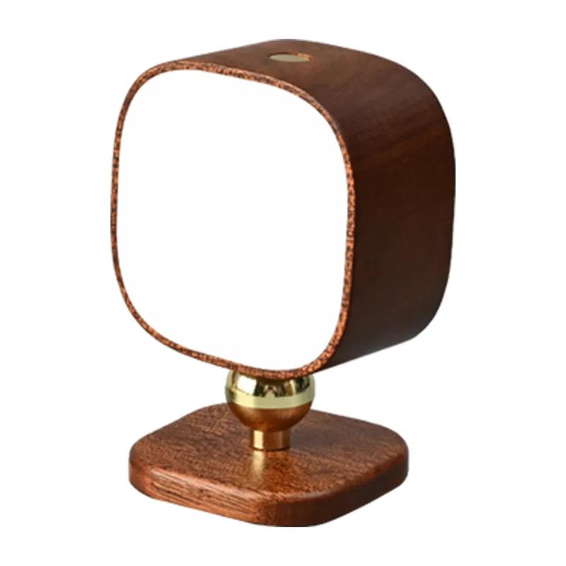 

Smart LED Motion Sensor Touch Night Light - Minimalist Wooden Design for Walls and Bedside Square Radar Sensor Light