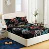 A Variety Of Racing Pattern Mattress Three-Piece Digital Printing Couple Bedspread Bedding Set