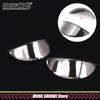 Universal Chrome Metal Scooter Headlight Rainproof Cover 5.75"/7"For Cafe Racer Motorcycle Front Lamp Visor