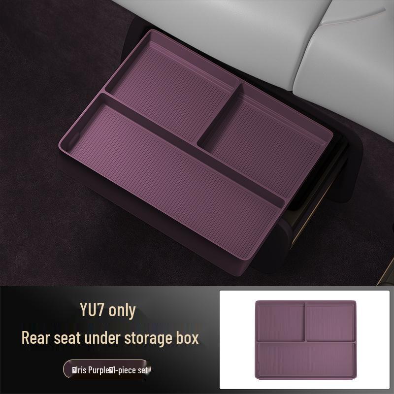Rear Seat Under Storage Box Organizer for 25 YU7 Models - Car Interior Accessory