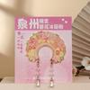 Phoenix Crown Shape Refrigerator Magnet Fresh Water Pearls Tassel Metal Refrigerator Magnetic Sticker Beijing Opera Style