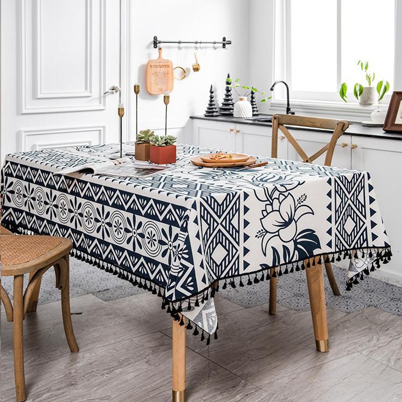 Tischdecke Ethno-Stil Amerikanischer Böhmischer Druck Esstischdecke Abdeckung Tuch