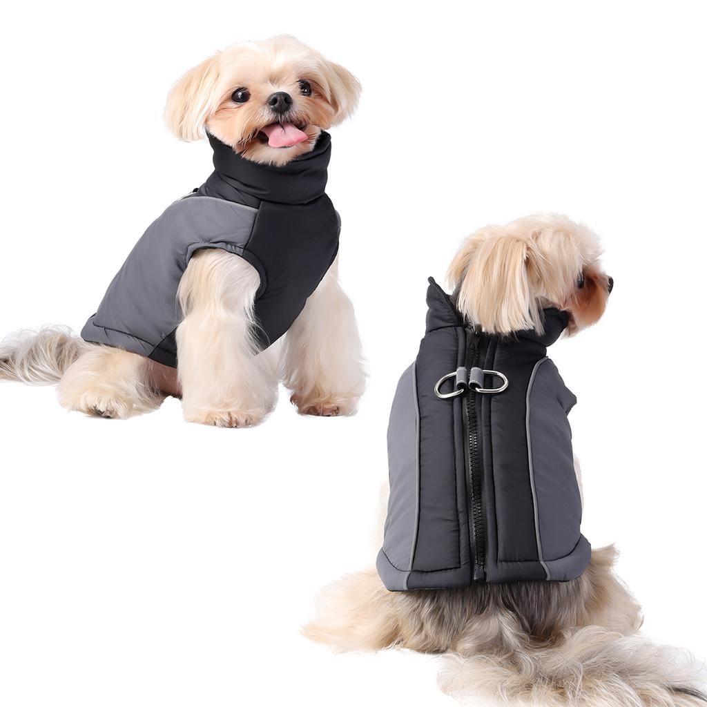 Winter Hundekleidung Hund Reflektierende Warme Jacke Mantel für Kleine Mittelgroße Hunde Katzen Weiche Fleece Outfits Chihuahua Yorkshire Kostüme