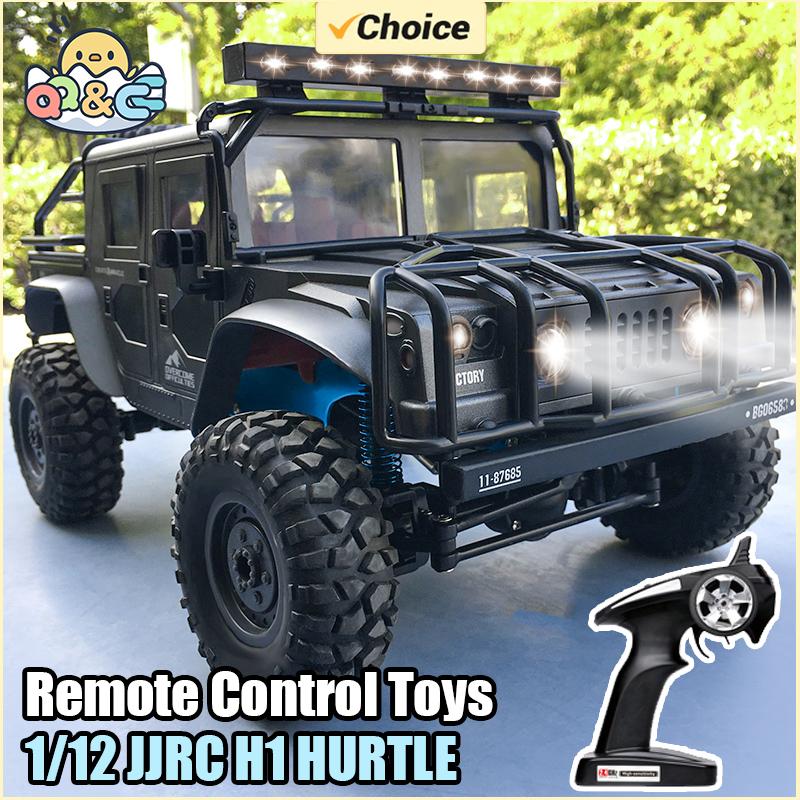H1 HURTLE 1/12 RC Car Full Scale 4WD Climbing High-speed Off-Road Drift Vehicle Radio Control Metal Bumper RC Truck Kids Toys