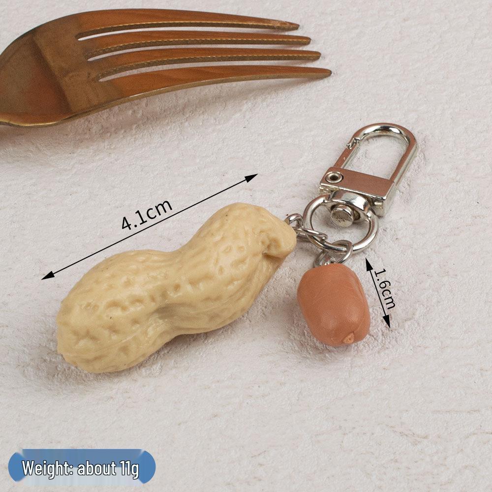 Miniature Food Keychain: Fruit, Vegetable & Beef DIY Backpack Pendant Toy