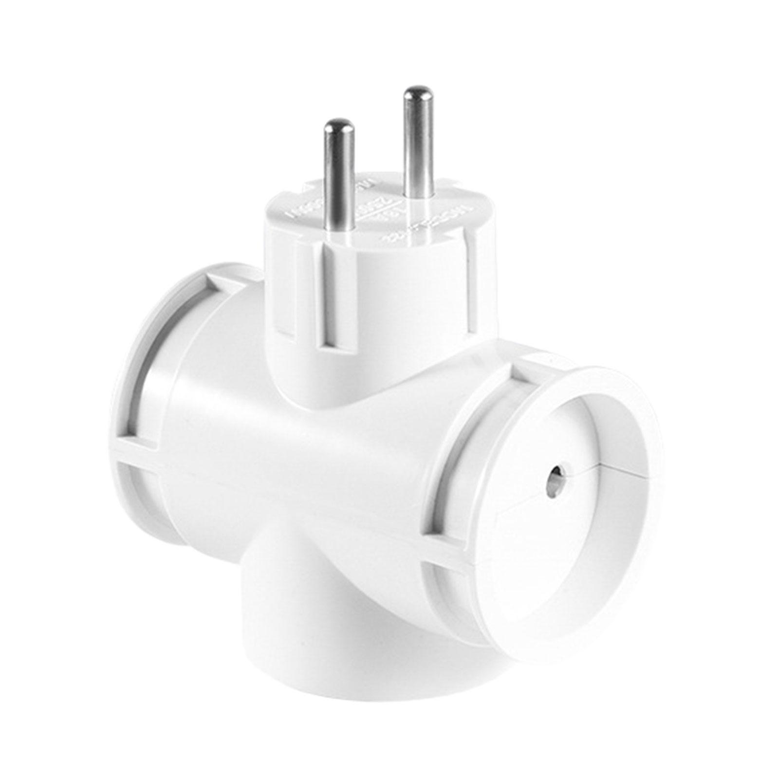 

Multiple Outlet EU Plugs Adapter 3 Way Designs Power Adapter for Safe and Convenient Power Supply 16A 250V Plugs 1