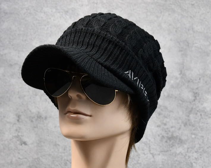 Avirex Knit Large Knit and Avirex American 80625200 7987275 Number Cap, Size, Material, Men's Women's, Brand, Military, Casual, Street, Outdoor, (JP,