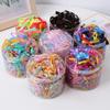 Colourful Rubber Ring Disposable Thick Elastic Hair Bands Ponytail Holder Rubber Band Scrunchies Kid Accessories Hair