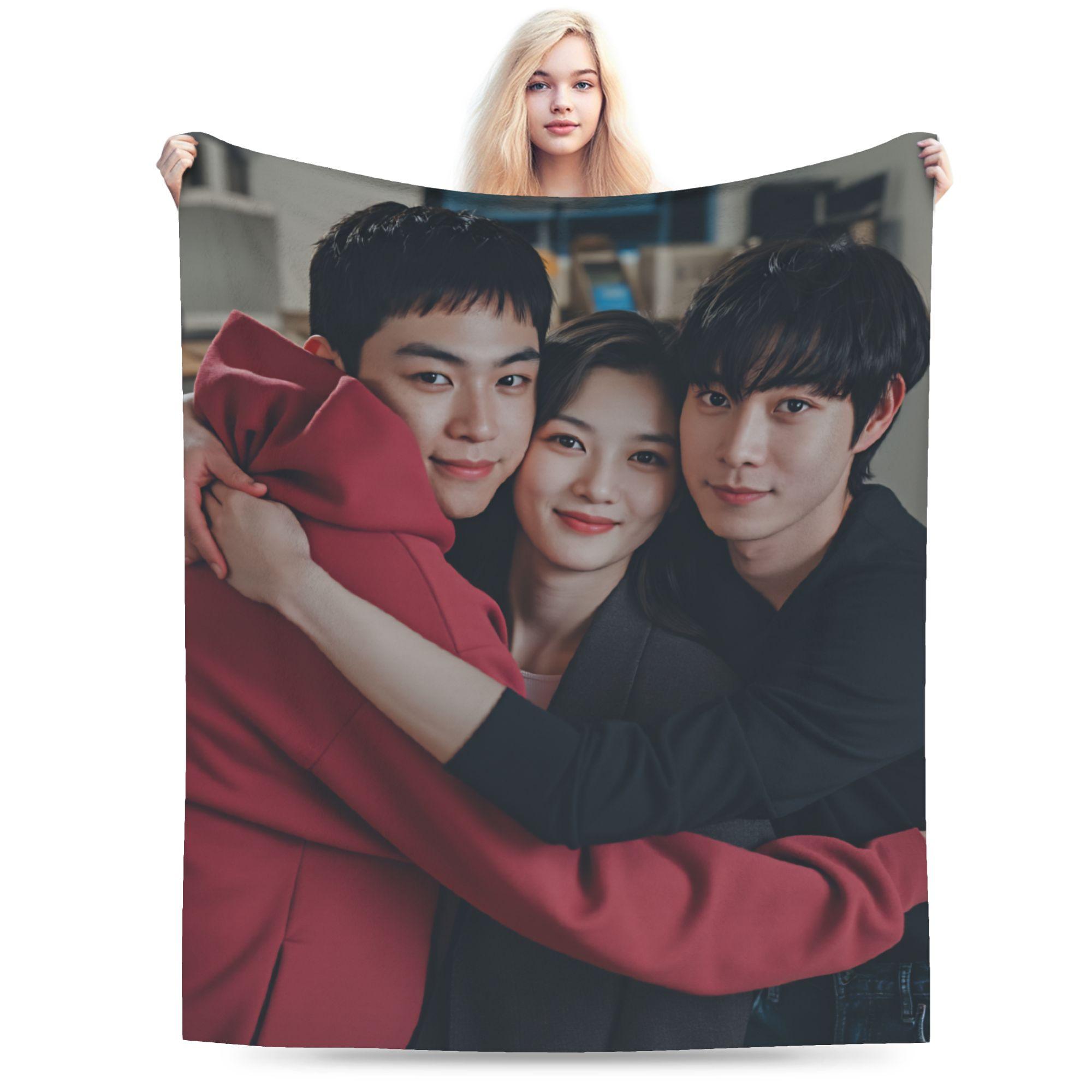 Dear X Blanket Quality Soft Warm  Throw Blanket Winter Children Bedroom Graphic Bedspread 30x40in